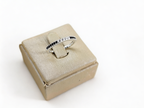 Anillo medio Sin Fin de Zirconias Combinadas - Plata 925