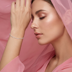 Pulsera Tourbillon Facetada 19cm - Plata 925