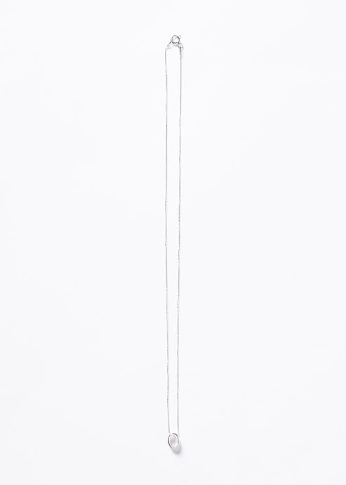 Collar Punto de Luz Piedra Luna - Plata 925