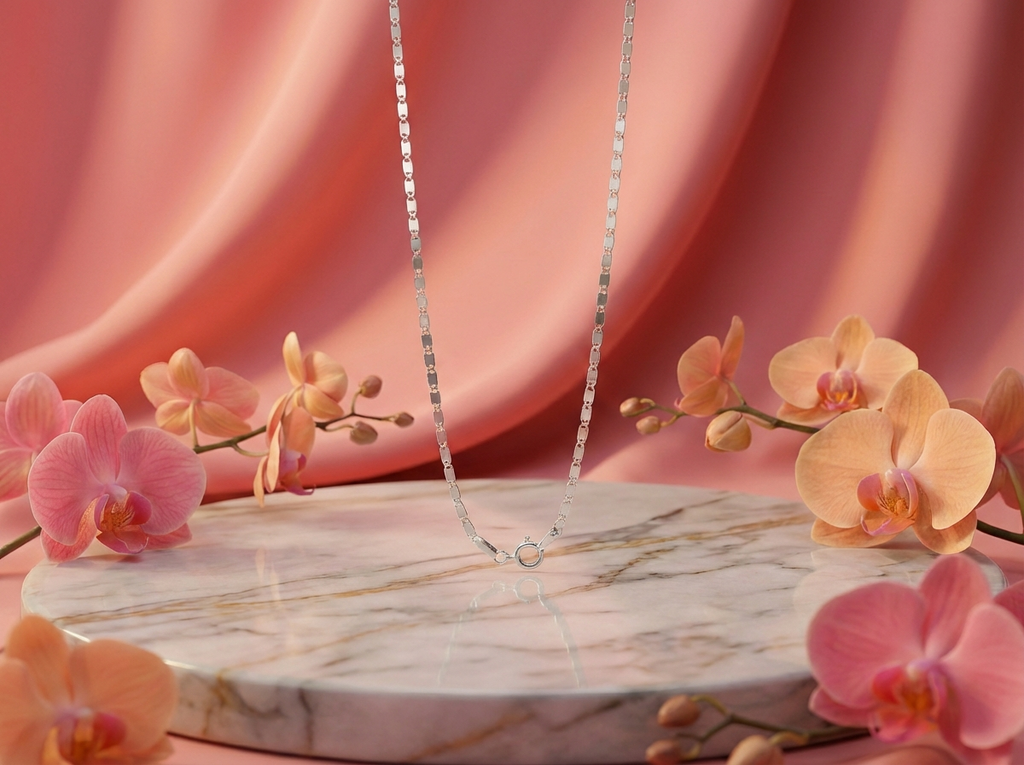 Cadena Barco 45cm - Plata 925