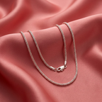 Cadena Espiga 45cm - Plata 925