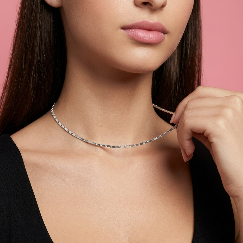 Cadena Barco 45cm - Plata 925