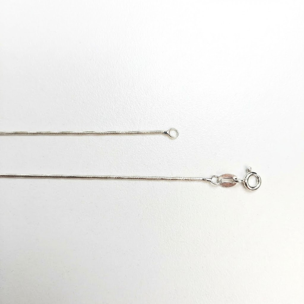 Cadena Clapton Facetada 45 cm - Plata 925