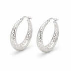 Aros Filigrana en - Plata 925