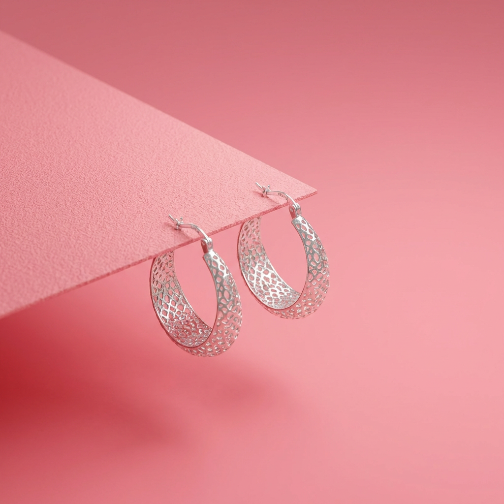 Aros Filigrana en - Plata 925