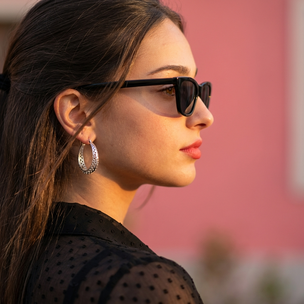 Aros Filigrana en - Plata 925