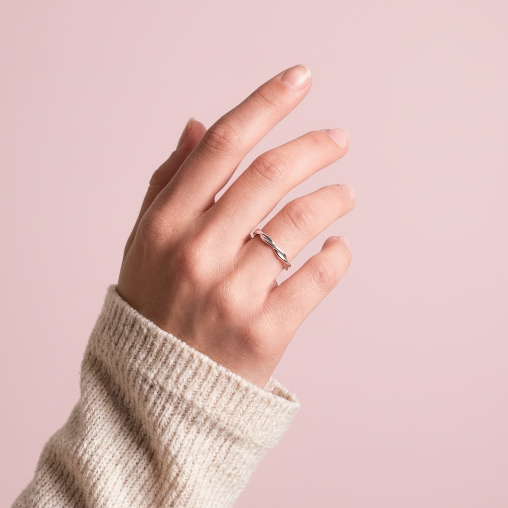 Anillo Entrelazado Unity - Plata 925