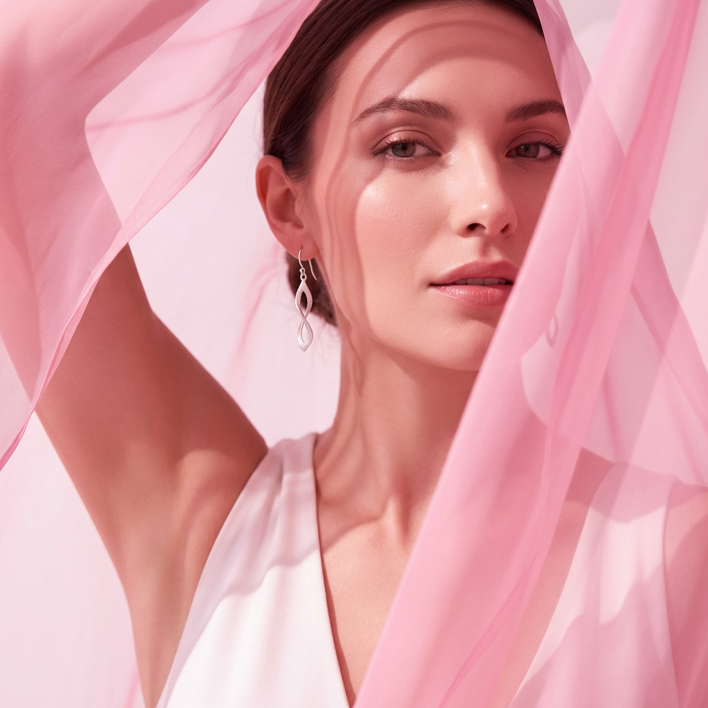 Caravana Larga Pluma - Plata 925