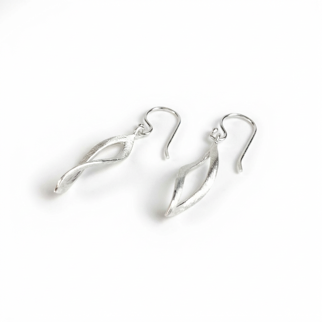 Caravana Larga Pluma - Plata 925