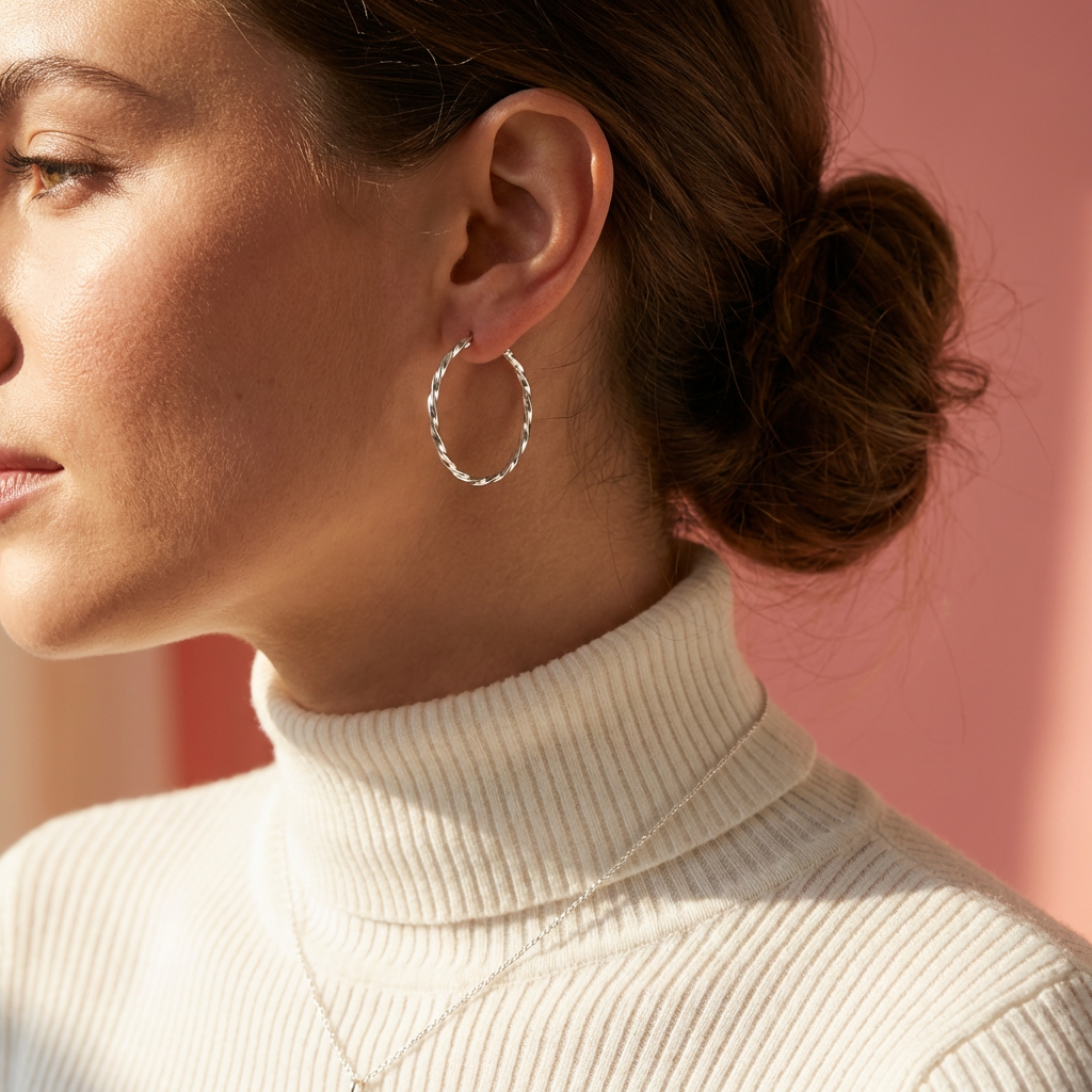 Aros Torneados 30 mm - Plata 925