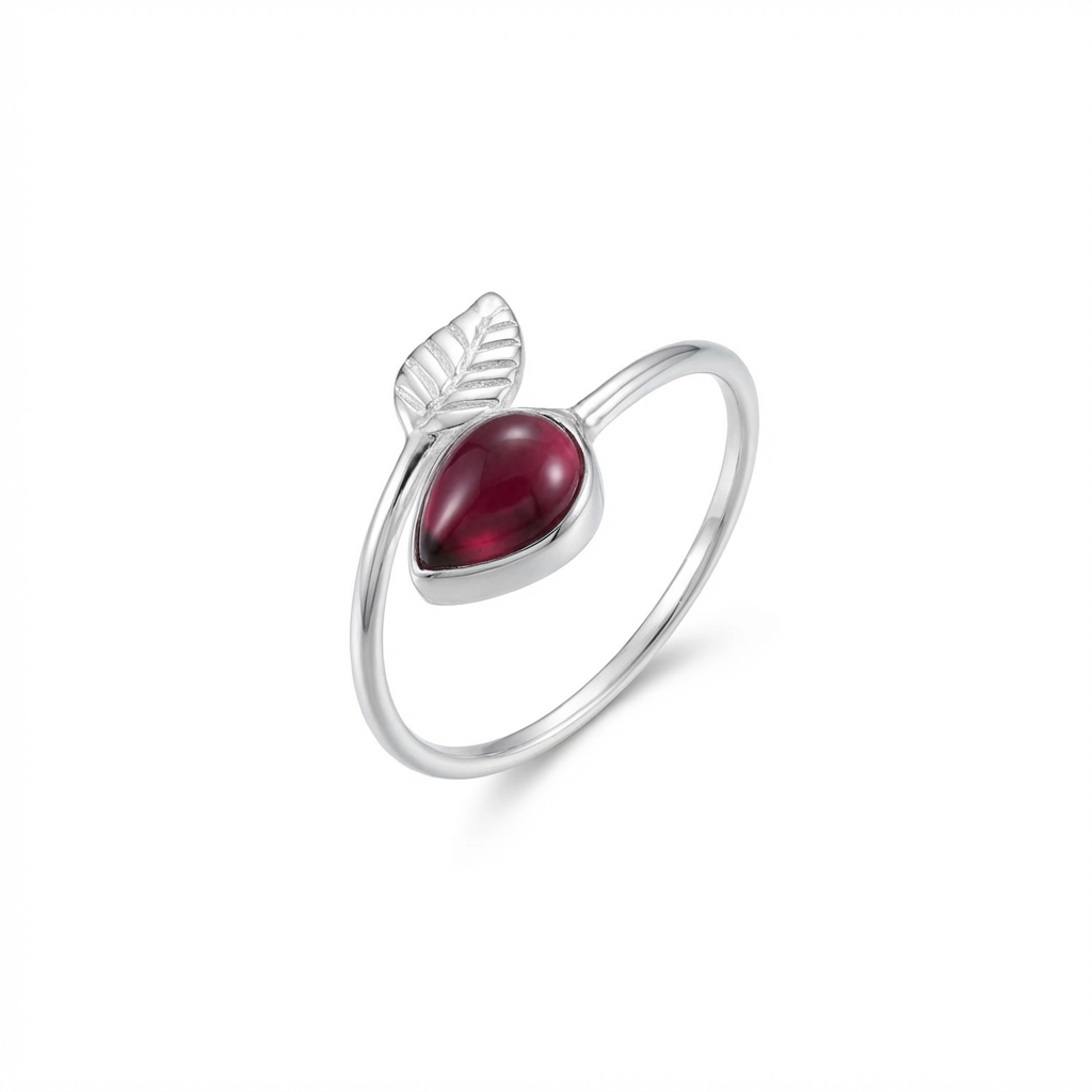 Anillo Ajustable Flecha con Ganate - Plata 925