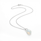 Collar Piedra Luna Gota - Plata 925