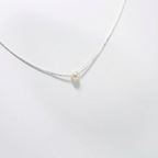 Conjunto cadena y Perla - Plata 925