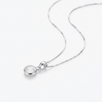 Collar Piedra Lunar Natural - Plata 925